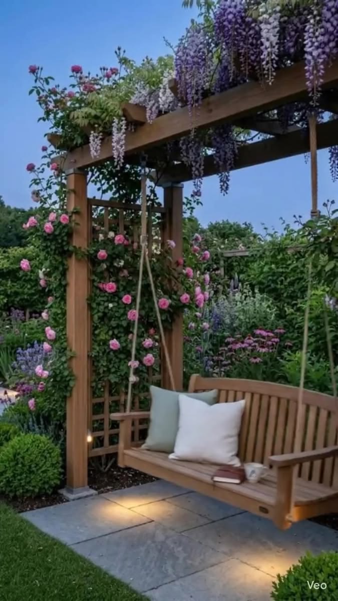 Garden Swing Bench